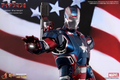 Hot Toys - Figurine - Iron Man 3 - Iron Patriot Limited Edition