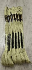 Green Oyster 3013 DMC Mouline Special 25 Embroidery Floss 8M Lot of 6