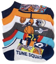 Space Jam New Legacy Toddler Boys No Show Socks 6-Pack NWT Size Medium 9-2 1/2