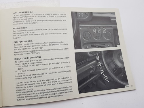 Manual Del Propietario Coche Época Alfa Romeo Giulietta 2000 Turbo Diesel '84 - Imagen 12 de 24