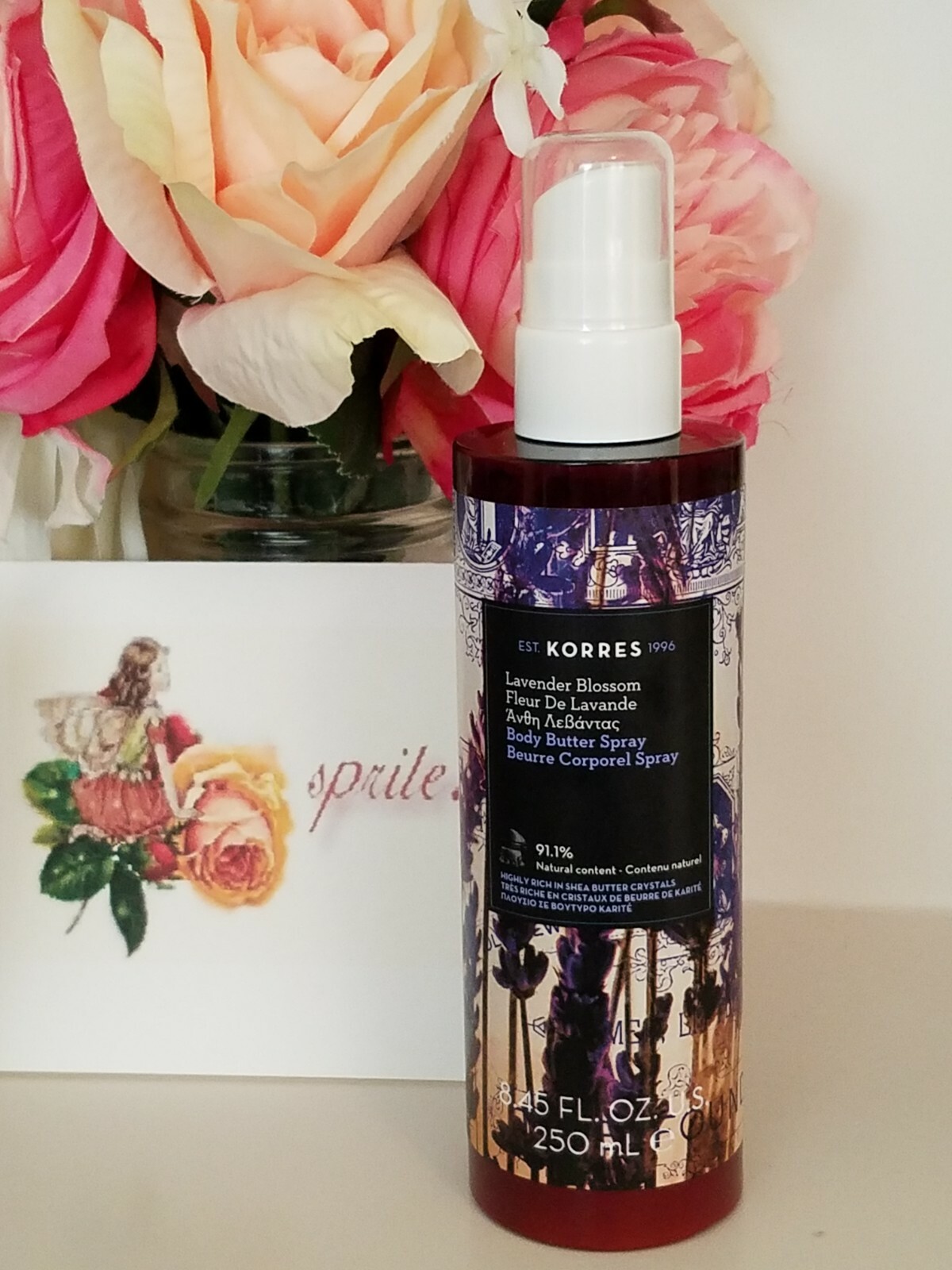 KORRES+BODY+FIRMING+SERUM+SPRAY++LAVENDER+BLOSSOM+28Full+Size+8.45oz