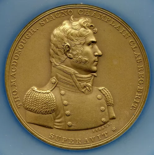 1880-1898 U.S. Navy, Thomas MacDonough, US Mint, Medal, NGC Certified MS68