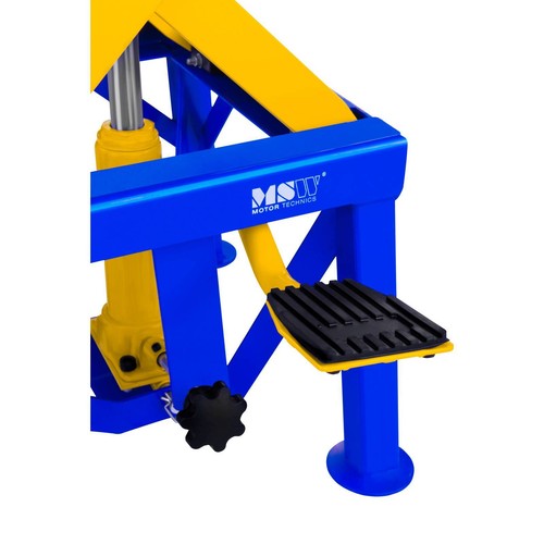 Cavalletto Idraulico Alzamoto Ponte Elevatore 135 Kg Piattaforma 35 - 87 Cm (H) - Foto 4 di 6