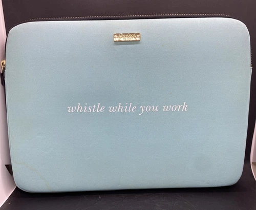 Kate Spade Blue Mint Protective Computer Case 13.5 X 9.5 Inside