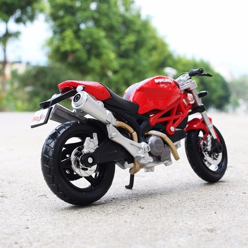 Maisto 1:18 Ducati Monster 696 Alloy Motorcycle Bike Model Toy Collection gift - Picture 4 of 6