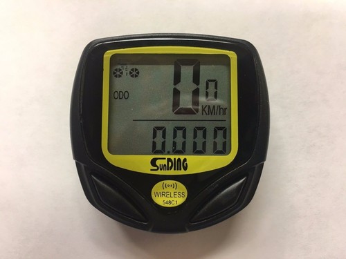 WIRELESS LCD BIKE COMPUTER SPEEDO ODOMETER WATERPROOF SPEEDOMETER CYCLE BICYCLE - Picture 2 of 8