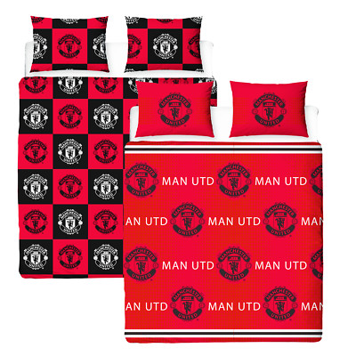 Offiziell lizenzierte MAN UTD HONOR Bettdecke Doppel Wende Drehbettwäsche Set 