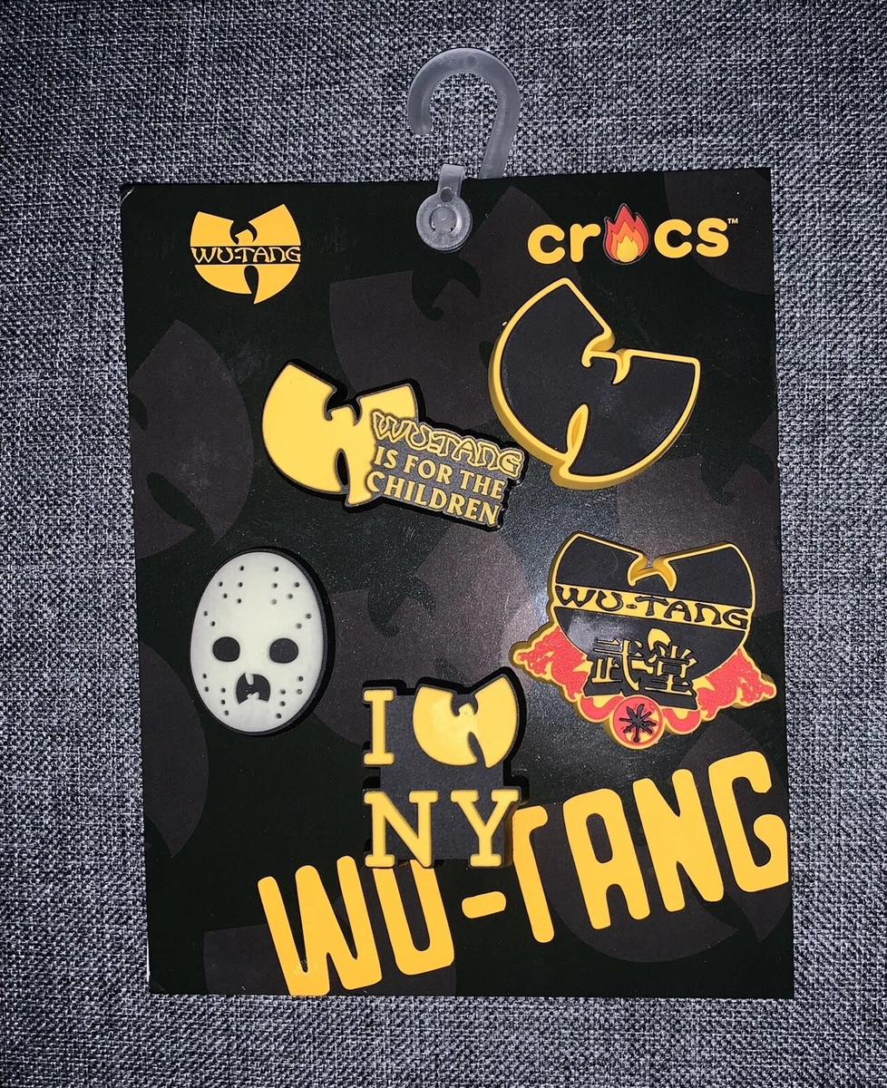 Crocs Wu Tang Clan Jibbitz Charms 5 Pack Limited Edition Exclusive Sold Out NWT