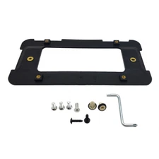 Rear License Plate Mount Frame Holder Bumper Bracket For BMW + 6 SCREWS