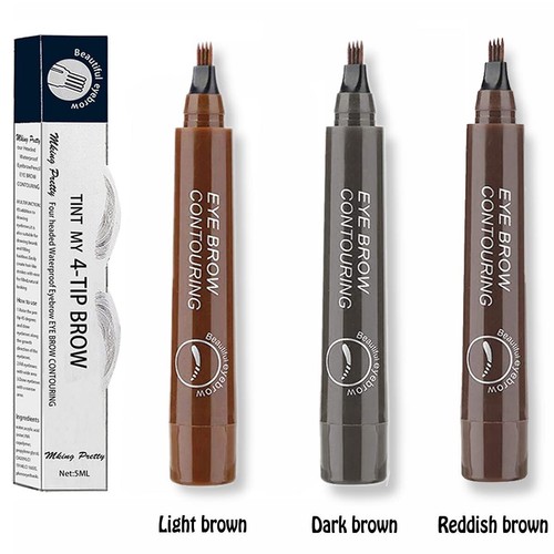 tint my - 3-in-1 Long-Lasting Brow Pencil Kit: Red Brown - Picture 5 of 5