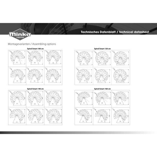 Interior Spiral Effect Smart Black Beech 100cm - Picture 12 of 13