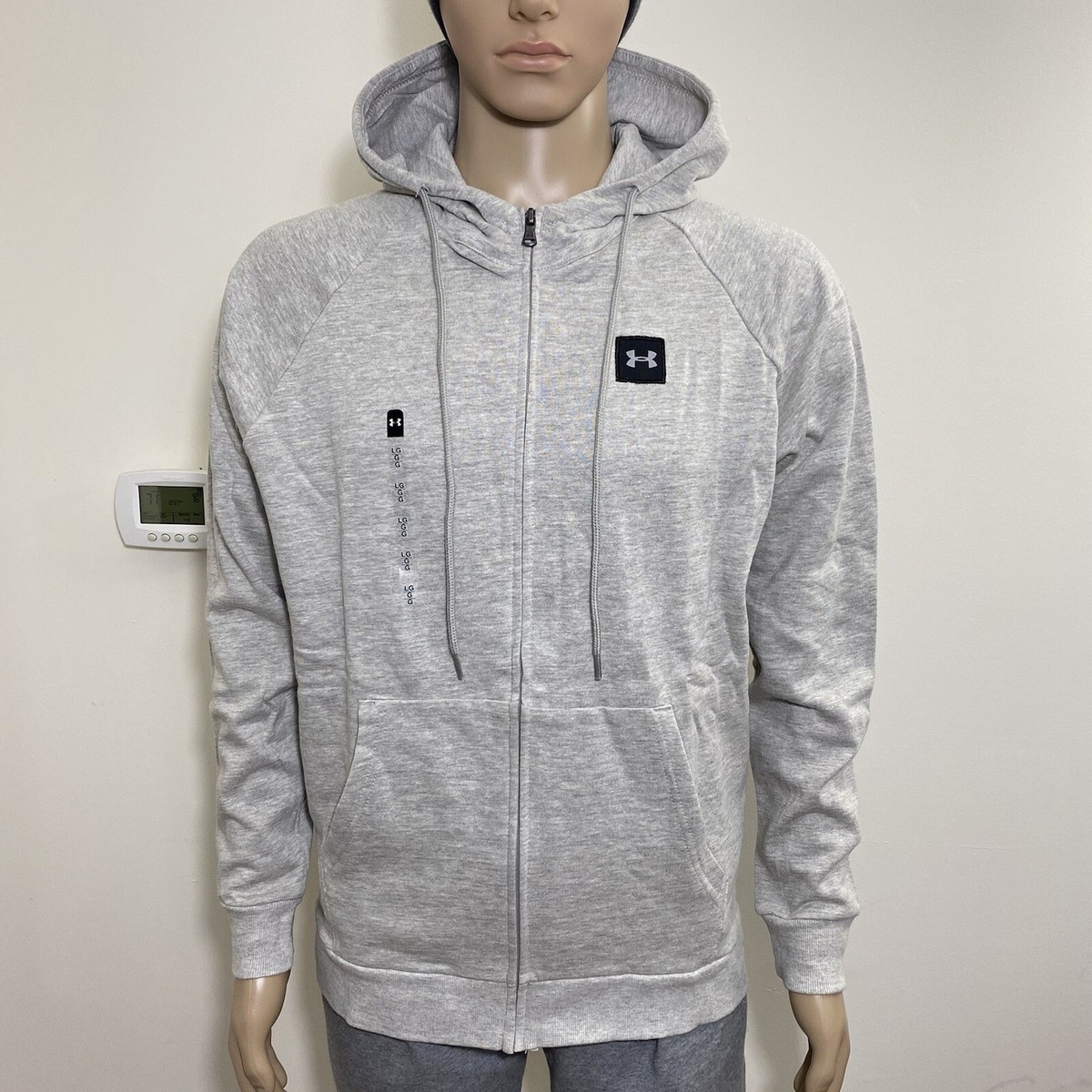 Under Armour UA Men's Rival Full Zip Fleece Hoodie Jacket Heather