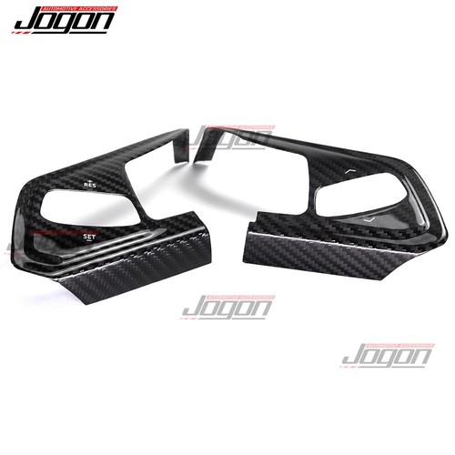 Borde decorativo de botón de volante interior de carbono seco para Corvette C8 Stingray 2024+ - Imagen 11 de 12
