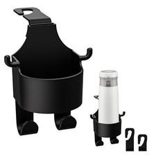 Car Headrest Cup Holder Dual Hook Seat Back Organizer Phone Drink Bottle Holder