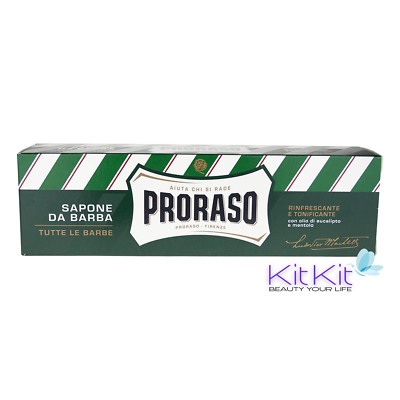 Proraso Green Shaving Cream, Refreshing and Toning 150ML