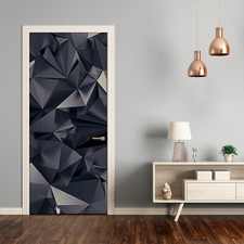 Removable Home Decor Door Wall Sticker Self Adhesive Modern Abstract background