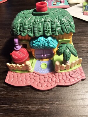 1994 Bluebird Polly Pocket Elephant House Animal Wonderland Jumbos Lodge -Read