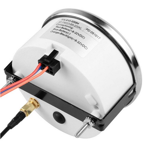 85mm 3 3/8'' LED Motorcycle Car GPS Speedometer Odometer 200km/h KPH Waterproof - Picture 5 of 12