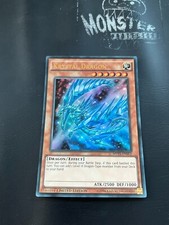 YUGIOH KRYSTAL DRAGON ULTRA RARE MVP1-ENSV2 LIMITED EDITION