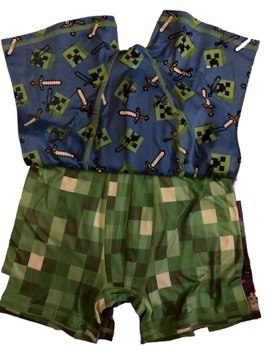 Minecraft 4- Pack Boys Athletic Boxer Briefs Underwear Size 8M - Picture 3 of 5