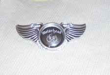 Motorhead Hard Rock Band Wing Live Concert Overkill Sleep Jacket Badge Pin Ace