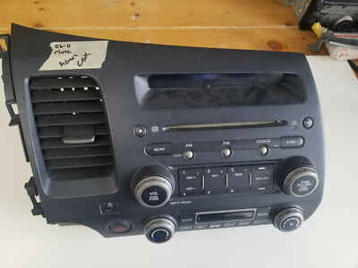 2006-2011 Acura CSX Radio AM FM CD MP3 Player W/Bezel OEM | eBay
