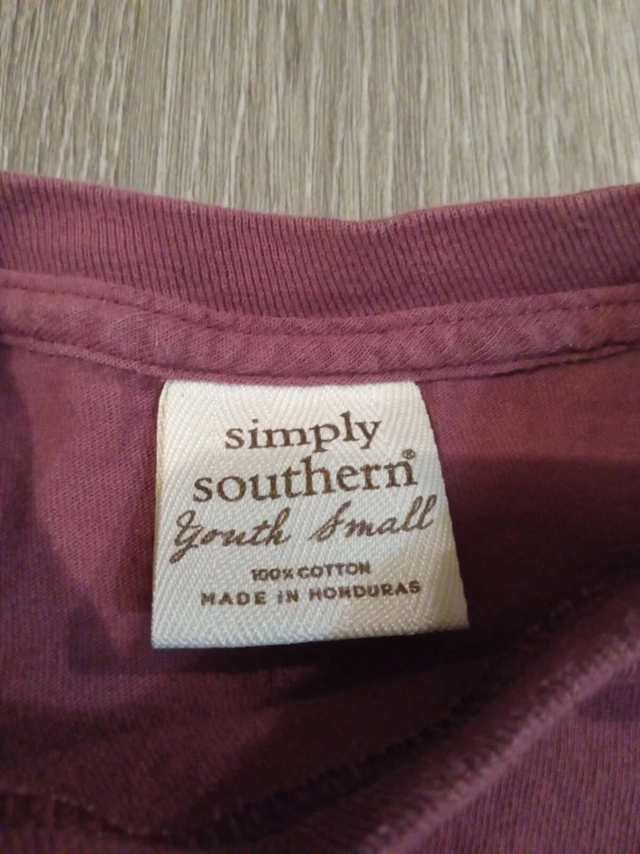 Camiseta Simply Southern Boots Bling Cowgirl Feminina Manga Longa Juventude Pequena A7 - Imagem 3 de 3