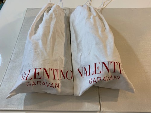 Valentino Garavani Hombre VLogo Cadena Mocasines de Cuero Negro Zapatos EE. UU. 12 IT 45 - Imagen 10 de 10