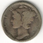 USA - 1918S - Dime - Mercury - Low Mintage - #13098RG