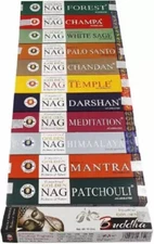 Vijayshree Golden Assorted Mixed Incense Sticks AGARBATTI 15gx12 180gm