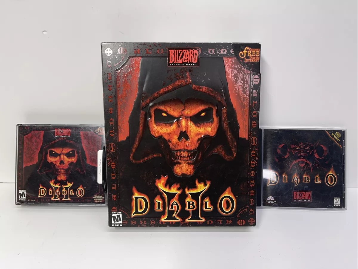 Blizzard bundle ￼Diablo 1 Og, Diablo II, StarCraft, Warcraft Pc