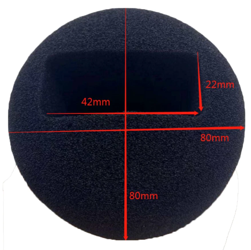 Специальный логотип Rode беспроводной go 2 микрофон пены лобовое стекло поп фильтр крышка - Изображение 2 из 4