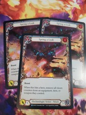 3x Spring a Leak Blue Foil Playset Bright Lights Flesh and Blood FAB