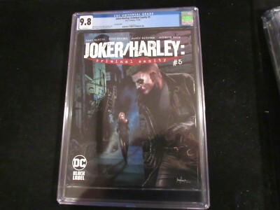 Joker/Harley Criminal Insanity #5 - CGC 9.8  Variant Cover! Highest Graded!