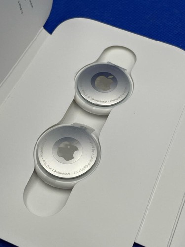 Apple AirTag Pack de 4 - BLANC - Dispositif de suivi Bluetooth - OPEN BOX - Photo 3 sur 6