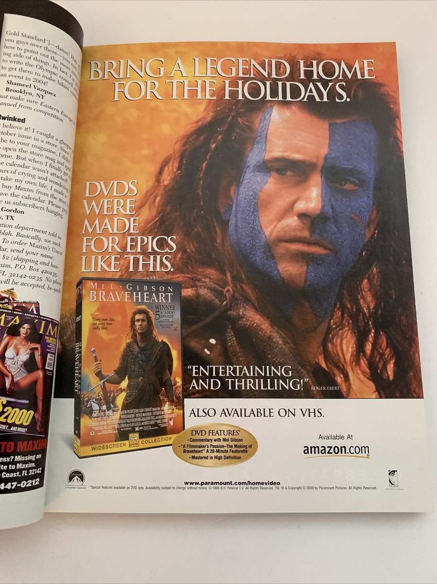 Vintage Magazine: Maxim / December 2000 / Tara Reid Cover Model