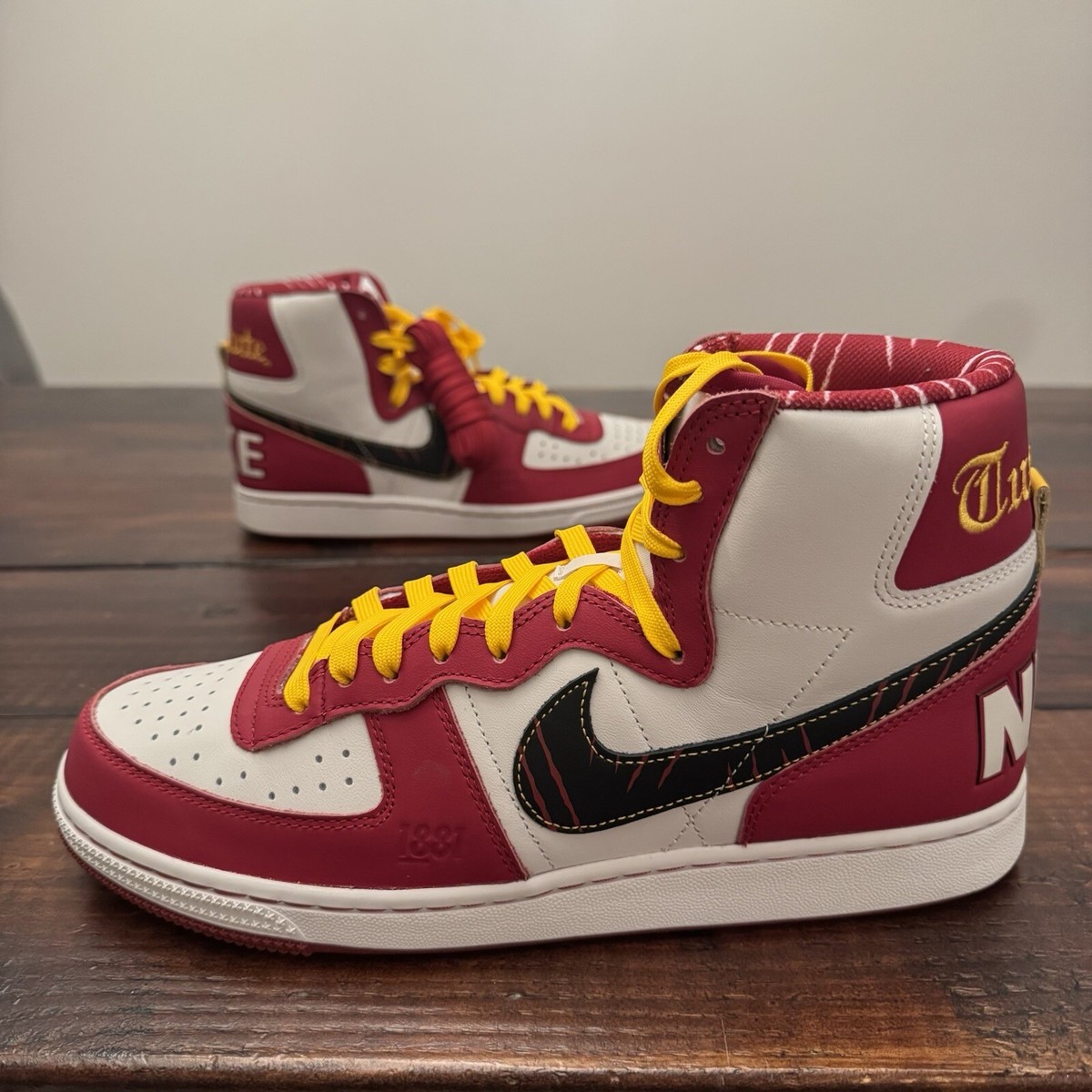Nike Terminator High Tuskegee Sneakers Mens Size 11 Red Yellow Lot FV4436-001 s-l1200.jpg main image 2