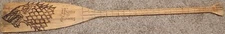  Vintage Oar Wood Burned Game Of Thrones House Stark Cribbage Board (B18)