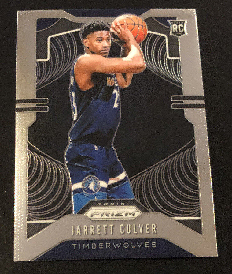 2019-20 Prizm Jarrett Culver Rookie Card RC #252 Timberwolves