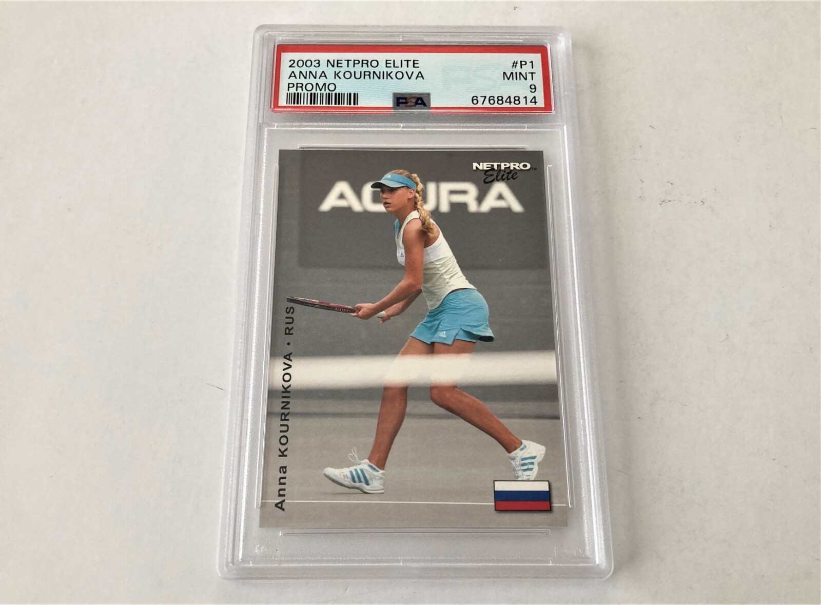 2003 NETPRO ELITE PROMO #P1 Anna Kournikova front