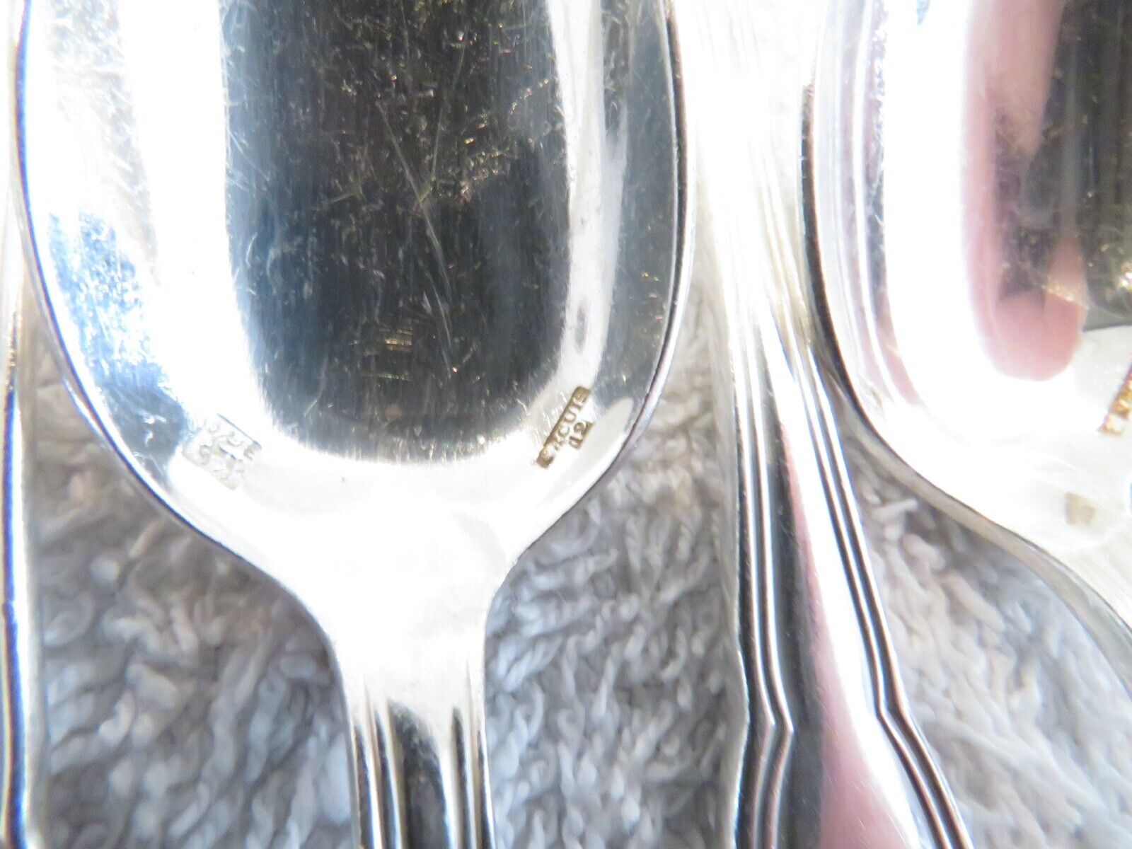 12 petites cuillères à moka ou verrine en métal argenté Ercuis - Au Temps  d'Abelina