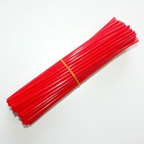 72pcs RED SPOKE WRAPS COATS COVER MX Motorcross PIT PRO DIRT BIKE KTM CRF YZF - Picture 4 of 4