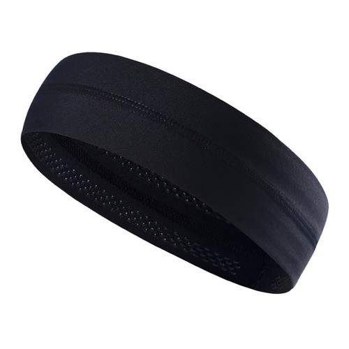 Men Women Moisture Wicking Wide Non-Slip Sport Headband Gym Workout Sweatband US - Picture 13 of 30