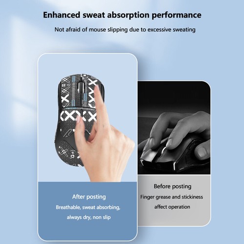 Anti-Slip Mouse Sticker Suck Sweat Grip Tape For PRO X SUPERLIGHT 2 DEX - Photo 11/22
