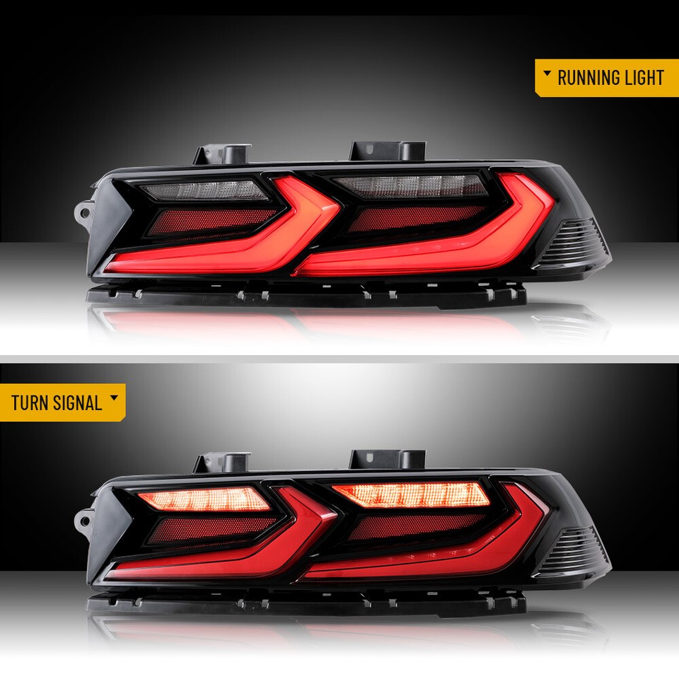 xTune 14-15 Chevy Camaro Full LED Red Clear Tail Light - OE Right (ALT-JH-CCAM14-FLED-OE-R) main image 0