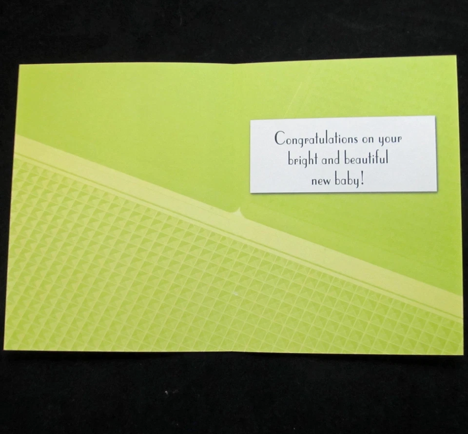 Leanin Tree New Baby Greeting Card Funny Humor Multi Color Notelet Series N18 - Image 2 of 2