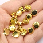 Gold Dome Claw Punk Studs Rivets 8mm 10mm
