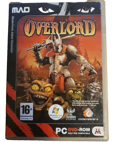 Overlord PC Game Code Master Video Game Complete | eBay