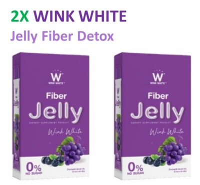2X Wink White Jelly Fiber Detox Healthy Dietary Natural Fruits Vegetable Extract