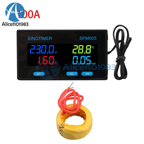 AC60-300V 20/100/200A Multifunktions AC Elektro Voltmeter Amperemeter KWH Meter - Bild 18 von 19